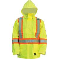 Open Road Jacket, Polyester/Polyurethane, High Visibility Lime-Yellow, Small Smart Ofis