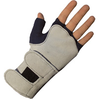 Anti-Impact Glove with Wrist Support, Cotton, Left Hand, X-Small Smart Ofis
