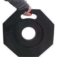 Rubber Base for Premium Delineator Posts, 12 lbs. Smart Ofis