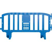 Movit Barricade, Interlocking, 78" L x 39" H, Blue Smart Ofis