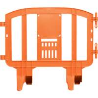 Minit Barricade, Interlocking, 49" L x 39" H, Orange Smart Ofis