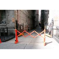 Multi-Gate Barricade, 43" H x 90" L, Orange Smart Ofis