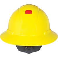 Full Brim Hardhat with Uvicator Sensor, Ratchet Suspension Smart Ofis