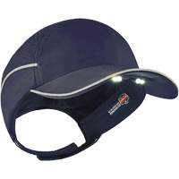 Skullerz&reg; 8965 Lightweight Bump Cap Hat with LED Lighting, Navy Blue Smart Ofis