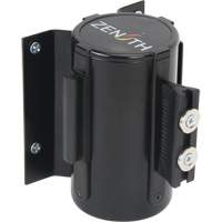 Barri&egrave;re &agrave; fixation murale avec ruban magn&eacute;tique, Acier, Fixation par vis, 7', Ruban Bleu Smart Ofis