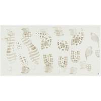 Peel-Away Cleanroom Mats & Frame Kit, 1.57 mils Thick, 18" W, 3' L x White Smart Ofis