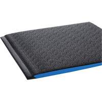 Wear-Bond Comfort-King Ergonomic Mats, Pebbled, 2' x 3' x 9/16", Black, Vinyl Foam Smart Ofis