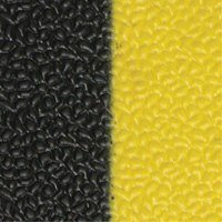 Tapis antifatigue Airsoft, Rugueux, 3' x 5' x 3/8", Noir/Jaune, &eacute;ponge en PVC Smart Ofis