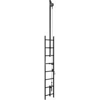 Lad-Saf Cable Vertical Safety System Climb Extension Bracketry, Galvanized Steel Smart Ofis
