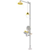 Combination Emergency Shower & Eyewash Station, Pedestal Smart Ofis