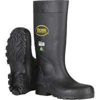 Dynamic Boss&reg; Full Safety Boot, PVC, Steel Toe, Size 6, Puncture Resistant Sole Smart Ofis