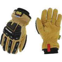 Coldwork Waterproof M-Pact&reg; Driver Gloves, 8, Grain Leather Palm, Elastic Cuff Smart Ofis