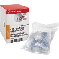 SmartCompliance&reg; Refill CPR Faceshield with One-Way Valve, Single Use Faceshield, Class 2 Smart Ofis