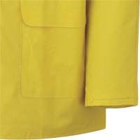 577J Rain Jacket, Polyester/PVC, Small, Yellow Smart Ofis