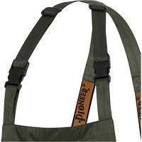 D8120P Nailhead Ripstop Tree Planter Bib Pants, X-Small, Polyester/PVC, Green Smart Ofis