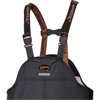 5895BK Flame-Resistant Waterproof Stretch Bib Pants, X-Small, Black Smart Ofis