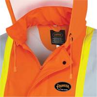 5892PKT High-Visibility FR Waterproof Safety Jacket, X-Small, High Visibility Orange Smart Ofis