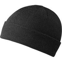5563A Lined Toque, Acrylic Lining, One Size, Black Smart Ofis