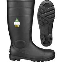 1022 Safety Boots, PVC, Steel Toe, Size 10, Puncture Resistant Sole Smart Ofis
