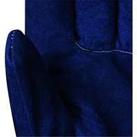 630 Blue Insulated Fitter's Gloves, One Size, Split Cowhide Palm, Boa Inner Lining Smart Ofis