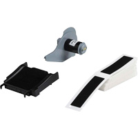 Raised Panel Labels, Polyester, 1" L x 4" H, Black Smart Ofis