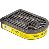 Semi-Rectangular Respirator Cartridge, Gas/Vapour Cartridge, Acid Gas/Organic Vapour Smart Ofis