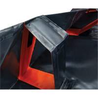 Berme d&eacute;ployable &agrave; mur IBX, Capacit&eacute; 268 gal. US, 6' la x 6' lo x 12" h, Support &agrave; encliqueter Smart Ofis