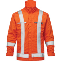 UltraSoft&reg; 7 oz. Skyline Summer Bomber Jacket, Small, High Visibility Orange Smart Ofis