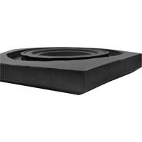 Rubber Channelizer Base, 15 lbs. Smart Ofis