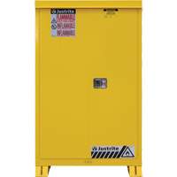 Outdoor Flammable Storage Cabinet, 45 gal., 2 Door, 43" W x 65" H x 18" D Smart Ofis