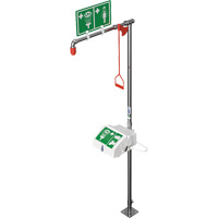 Combination Shower with Closed ABS Bowl & Bottom Inlet, Pedestal Smart Ofis