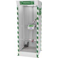 Emergency Cubicle Shower & Covered Eye & Face Wash with Sump Pump Smart Ofis
