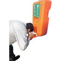 Portable Self-Contained Eyewash Station, Gravity-Fed, 10 gal. Capacity, Meets ANSI Z358.1 Smart Ofis