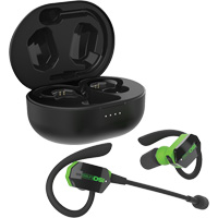 Black & Green UltraComm Aware Bluetooth Earbuds Smart Ofis