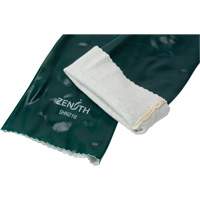 Double Dipped Green Gloves, 18" L, PVC, Cotton Jersey Inner Lining, 70-mil Smart Ofis