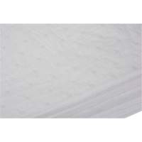 Bonded Sorbent Pad, Oil Only, 15" x 19", 10 gal. Absorbancy Smart Ofis