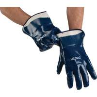 Heavyweight Safety Cuff Gloves, 10/X-Large, Nitrile Coating, Cotton Shell Smart Ofis