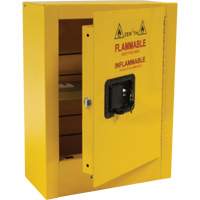 Mini Flammable Safety Cabinet, 2 Gal., 1 Door, 17" W x 22" H x 8" D Smart Ofis