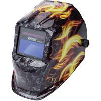 VIKING 1740 Ignition Auto-Darkening Welding Helmet, 3.78" L x 1.67" W View Area, 9 - 13 Shade Range Smart Ofis
