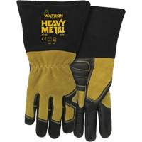 2782 Womans Fired Up MIG/Stick Welding Gloves, Grain Cowhide, Size Small Smart Ofis