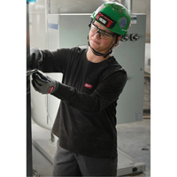 GRIDIRON Long Sleeve Pocket T-Shirt, Women's, X-Small, Blue Smart Ofis