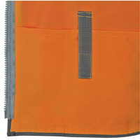 Pioneer Mesh Back Zip Front Surveyor Safety Vest, High Visibility Orange, Small, Polyester Smart Ofis