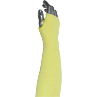 Kut Gard&reg; 2-Ply Cut-Resistant Sleeve with Thumb Hole, Aramid/ATA&reg;, 10", ASTM ANSI Level A6, Yellow Smart Ofis