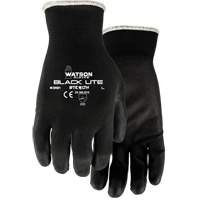 391 Stealth Black Lite Gloves, X-Small, Polyurethane Coating, Polyester Shell Smart Ofis