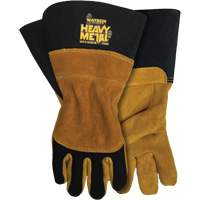 Black Velvet Mig/Stick Welding Gloves, Grain Elkhide, Size Small Smart Ofis