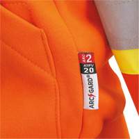 Heavyweight Safety Hoodie, Women's, X-Small, High Visibility Orange Smart Ofis