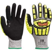 Cut and Impact-Resistant Gloves, Small, Synthetic Palm, Knit Wrist Cuff Smart Ofis