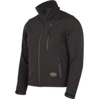 Heated Soft-Shell Jacket, Men's, Small, Black Smart Ofis
