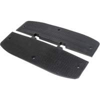 Embouts d'extr&eacute;mit&eacute;s pour bosse de d&eacute;c&eacute;l&eacute;ration, Caoutchouc, 2' lo x 16" la x 1-1/4" h Smart Ofis