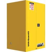 Utili-Guard+ Flammable Safety Cabinet, 45 gal., 2 Door, 43" W x 65" H x 22" D Smart Ofis